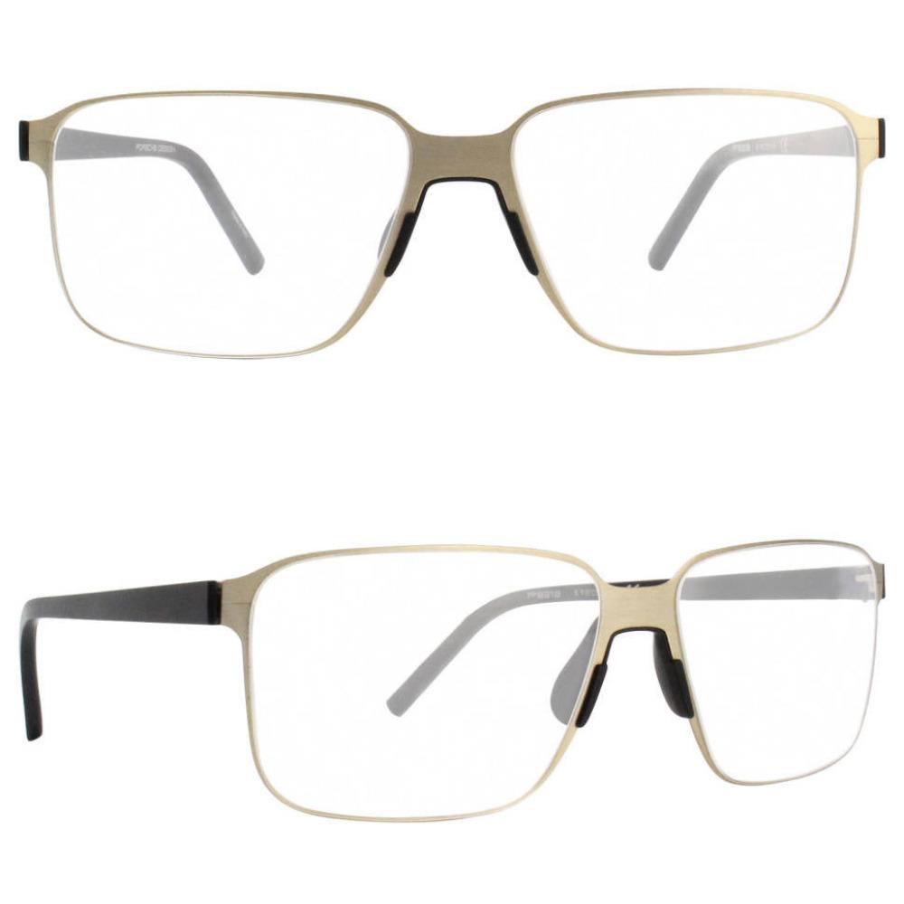 Porsche Design Frame - P`8313-B Gold Rx Eyeglasses 57-15-145