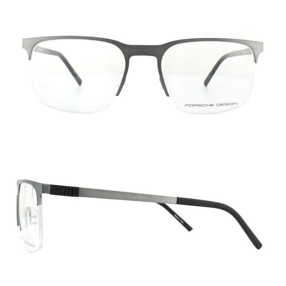 Porsche Design - P`8277-B Silver 54mm-19mm-145mm RX Eyeglasses Support Ukraine