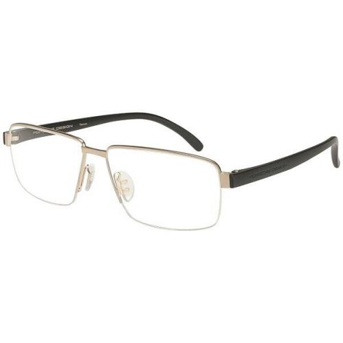 Porsche Design Titanium Eyeglasses Optical Frame 8272 B Gold w/ Porsche Case