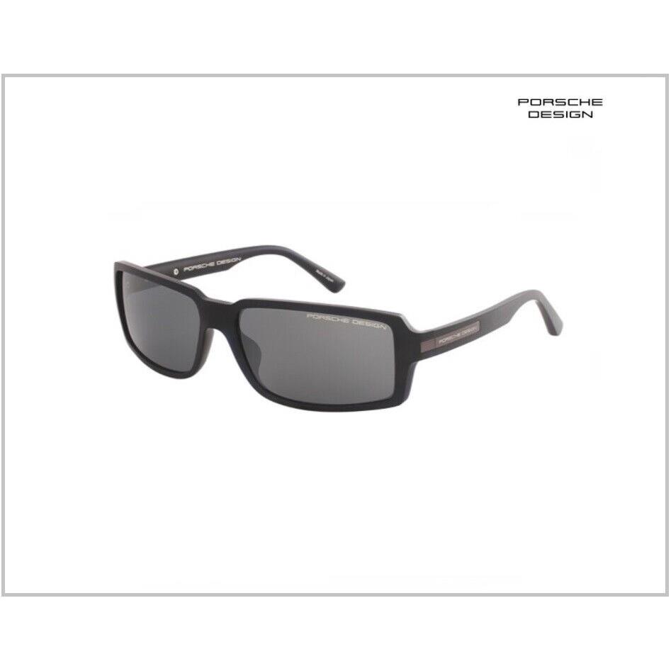 Porsche Design Black Rectangular Sunglasses 63mm P`8571 A 8571-A