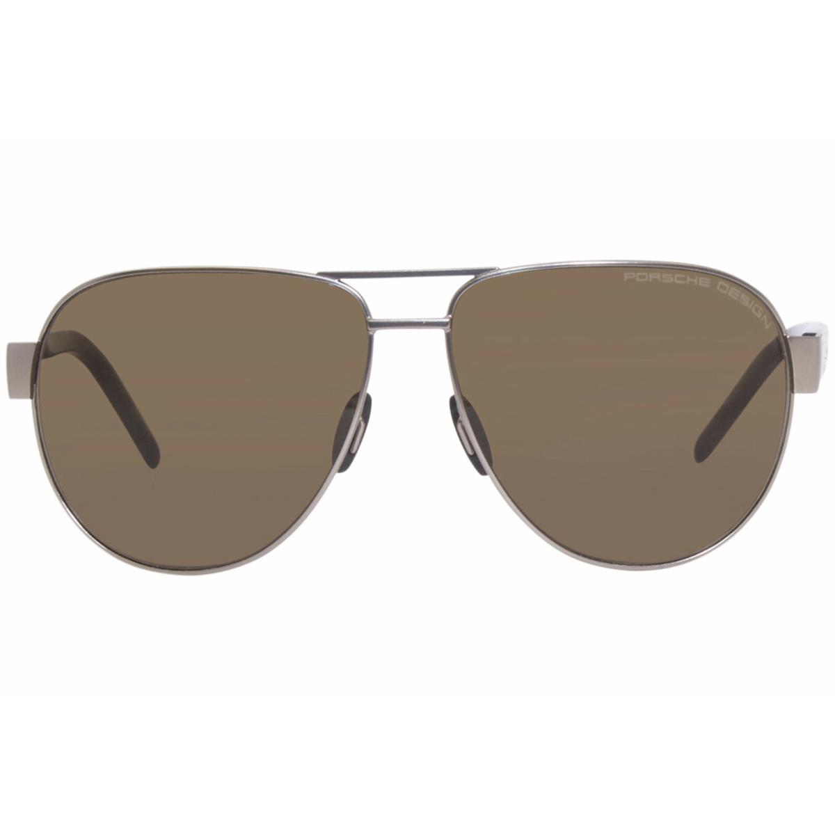 Porsche Design Men`s P8632 P/8632 D Palladium Square Sunglasses 61mm