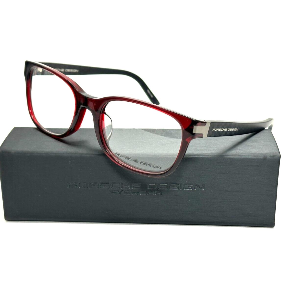 Porsche Design P8250 M Burgundy Full Rim 55/19/140 Eyeglasses