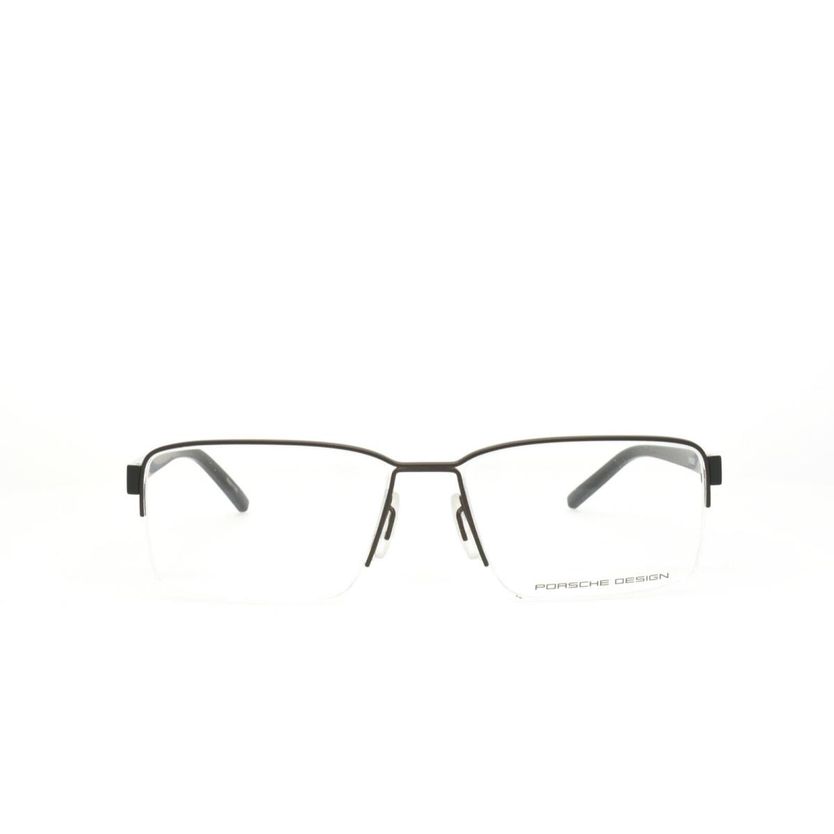 Porsche Design Eyeglasses 8351 C 54-15-140 Dark Grey Black