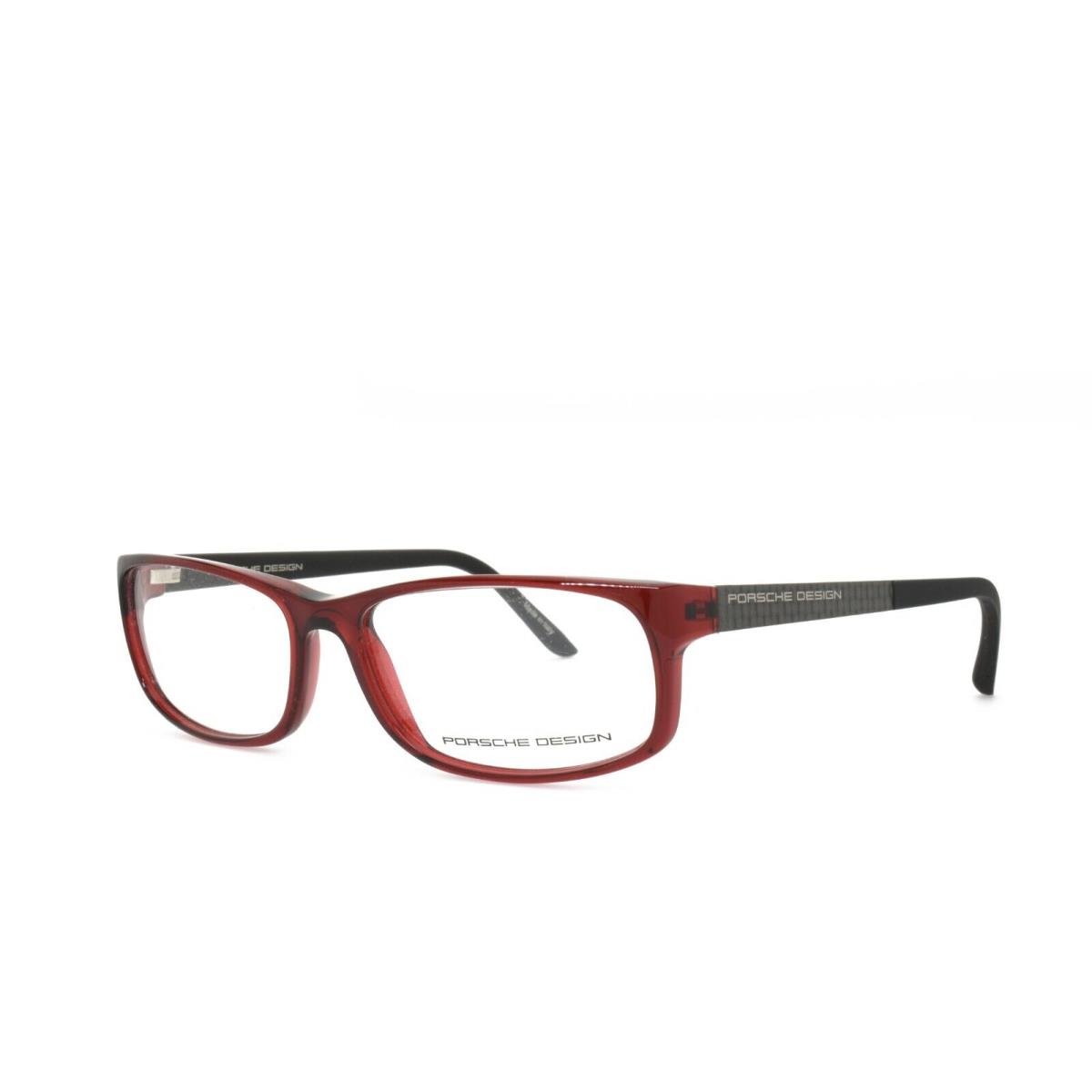 Porsche Design 8243 C 54-15-135 Dark Red Carbon Eyeglasses