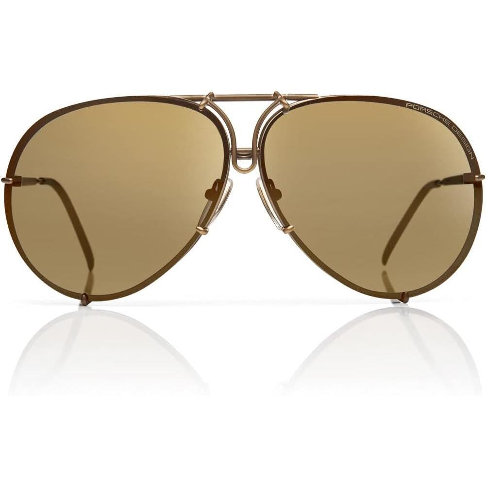 Porsche Design P8478E Sunglasses Gold Mirror W/extra Interchangeable 63mm Lenses - Frame: Multicolor, Lens: Multicolor