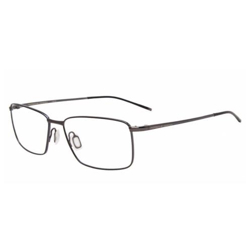 Porsche Design P8364 C Dark Gun Rectangular Men`s Eyeglasses