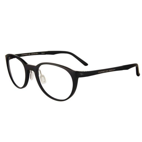 Porsche Design P8342 A Black Round Unisex Eyeglasses