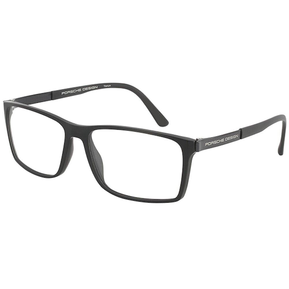Porsche Design Men`s Eyeglasses P`8260 P8260 A Gray Full Rim Optical Frame 56MM