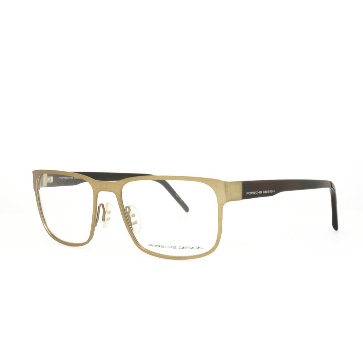 Porsche Design Eyeglasses 8291 D 55-18-140 Gold Brown