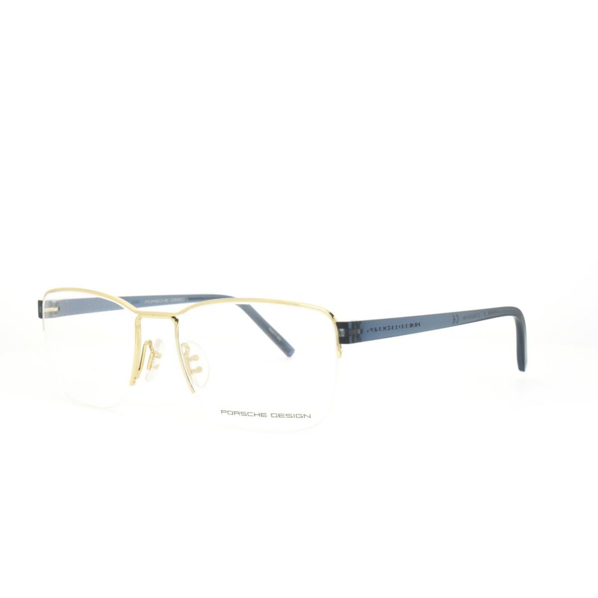 Porsche Design Eyeglasses 8357 C 54-18-145 Gold Blue