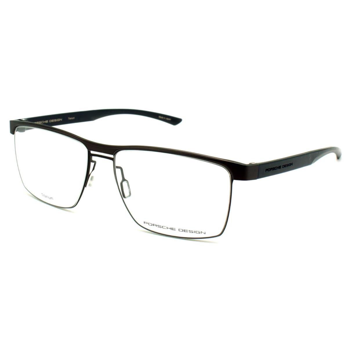 Porsche Design Eyeglasses P`8289 C 57-16 Blue Gunmetal Black Titanium Frames