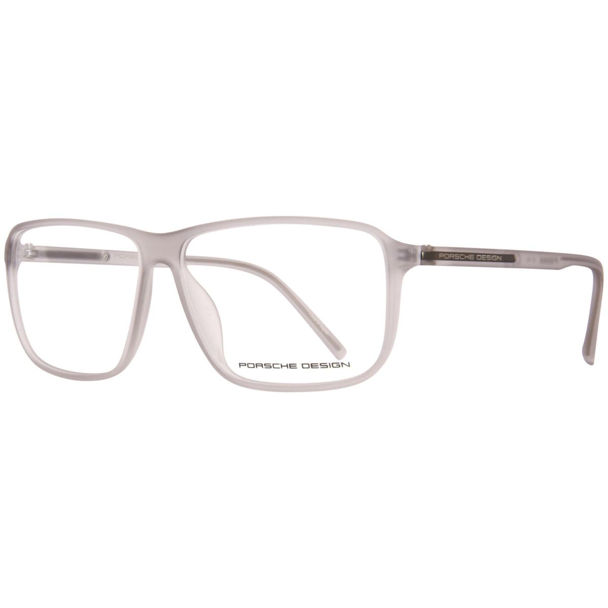 Porsche Design Men`s Eyeglasses P`8269 P8269 B Gray Full Rim Optical Frame 58mm - Frame: Gray