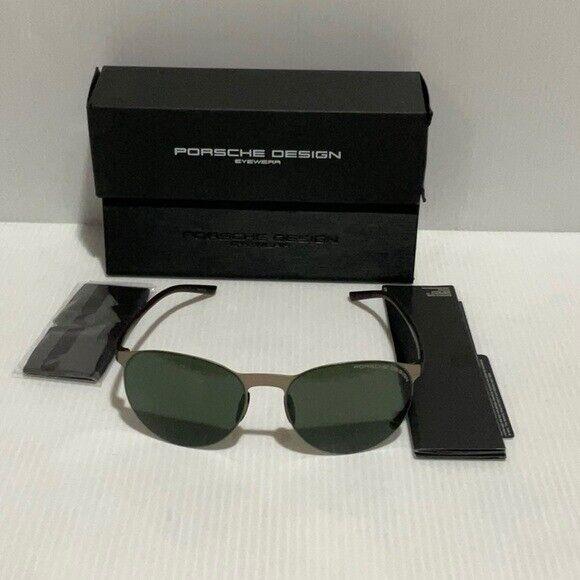 Porsche Design Sunglasses P8660 Unisex Round Green Lenses Made in Italy