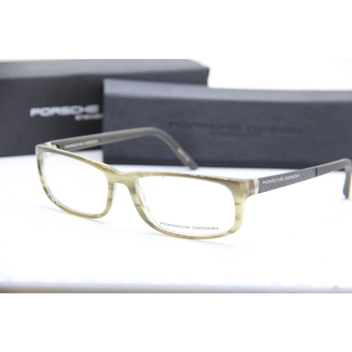 Porsche Design P`8243 D Olive Black Eyeglasses W/case 54-15