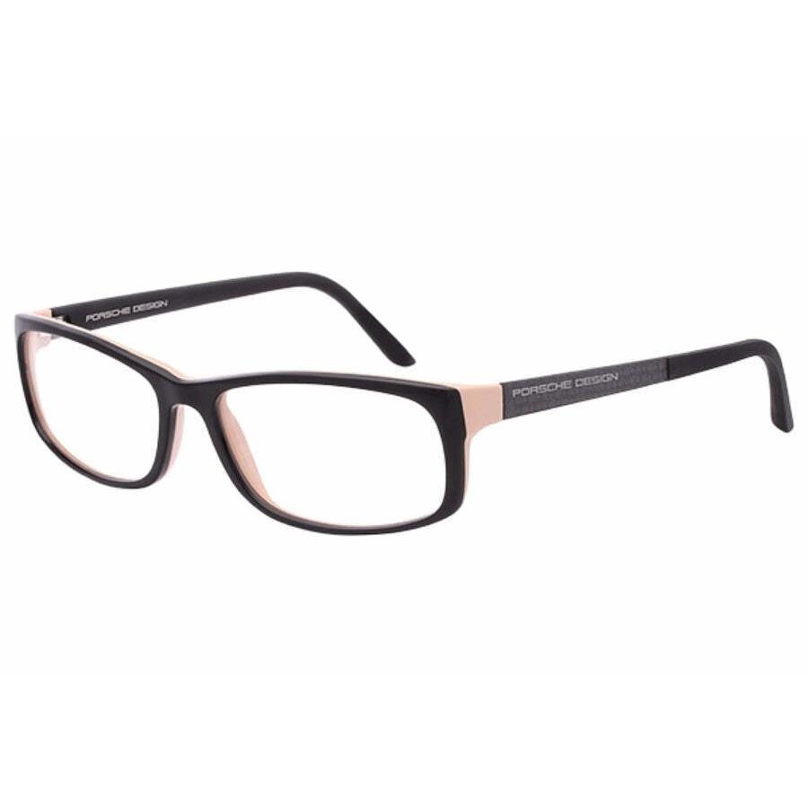 Porsche Design - P`8243-A Black-rose Matte Black Rx Eyeglasses 54-15-135