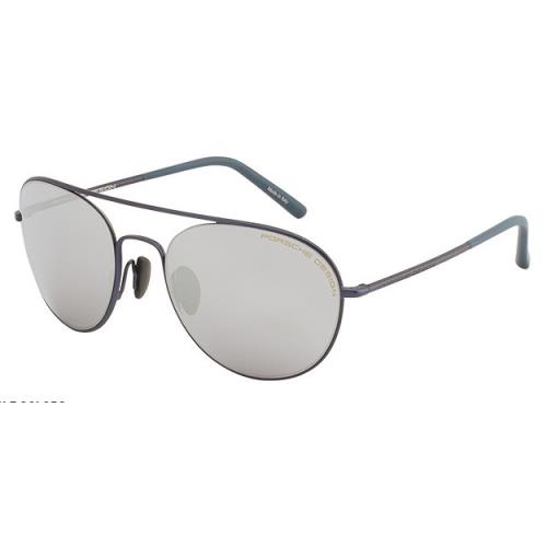 Porsche Design P8606 A Sunglasses 8606 Blue / Silver Mirror Aviator