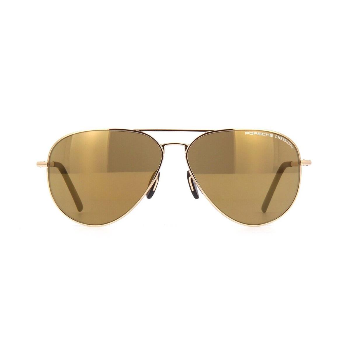 Porsche Design P8508/S Gold/brown Gold Mirrored E Sunglasses