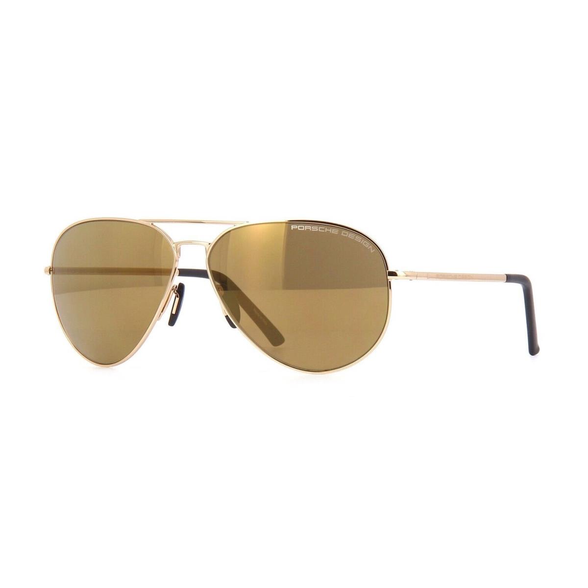 Porsche Design P8508/S Gold/brown Gold Mirrored E Sunglasses