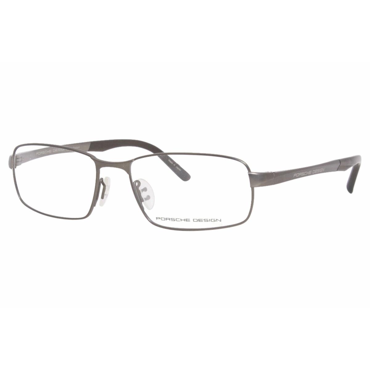 Porsche Design P8212 D Eyeglasses Frame Men`s Titanium/matte Gunmetal 56mm