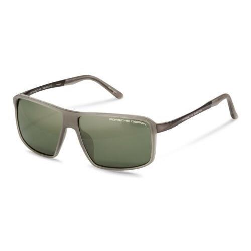 Beautiful 80`s Style High Fashion Porsche Design P 8650 C Light Grey Sunglasses