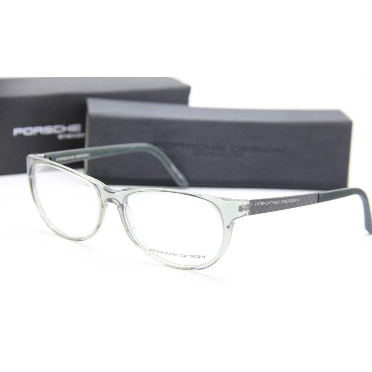 Porsche Design P`8246 B Transparent Green Eyeglasses W/case 56-14