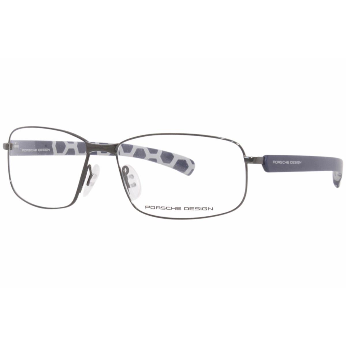 Porsche Design 8199-D Titanium Eyeglasses Men`s Black/blue Full Rim 59mm