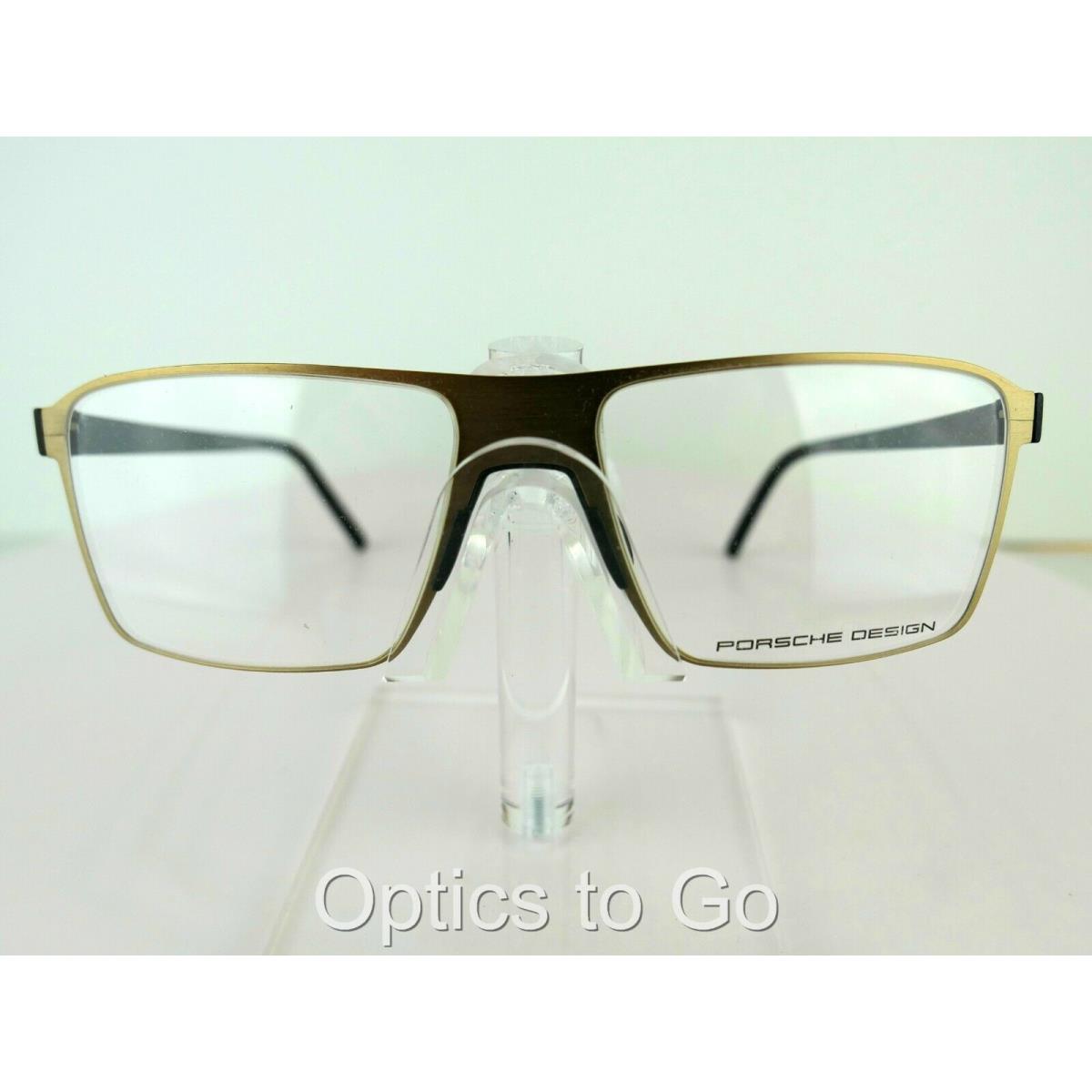 Porsche Design P8309 C Lite Brown Brushed 54-16-140 Eyeglass Frames