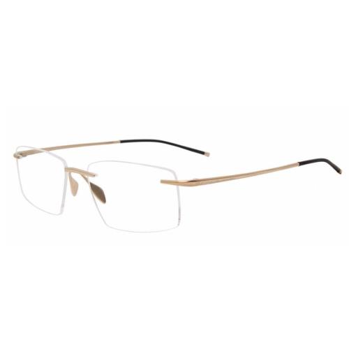 Porsche Design P8362 B Gold Round Men`s Eyeglasses