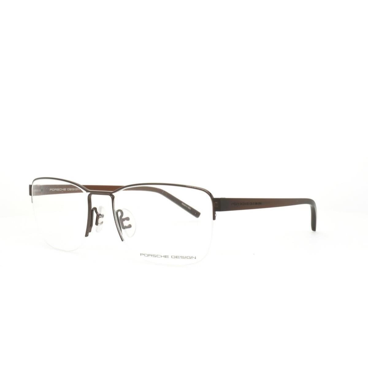 Porsche Design Eyeglasses 8357 D 54-18-145 Dark Brown