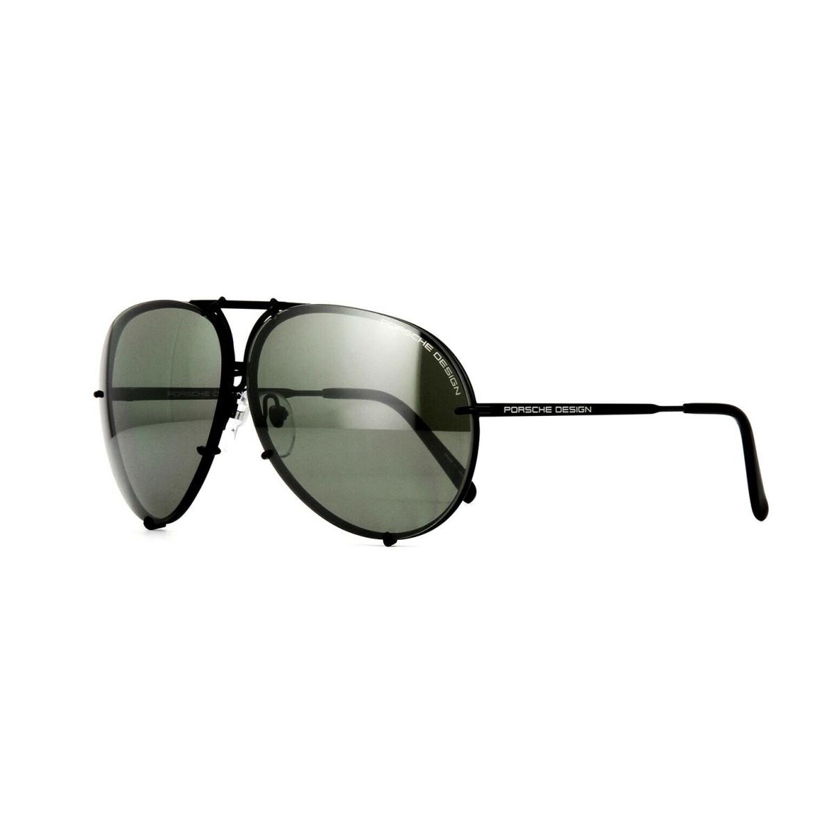 Porsche Design P8478 Matte Black/grey Green + Brown Lenses D/V656 Sunglasses