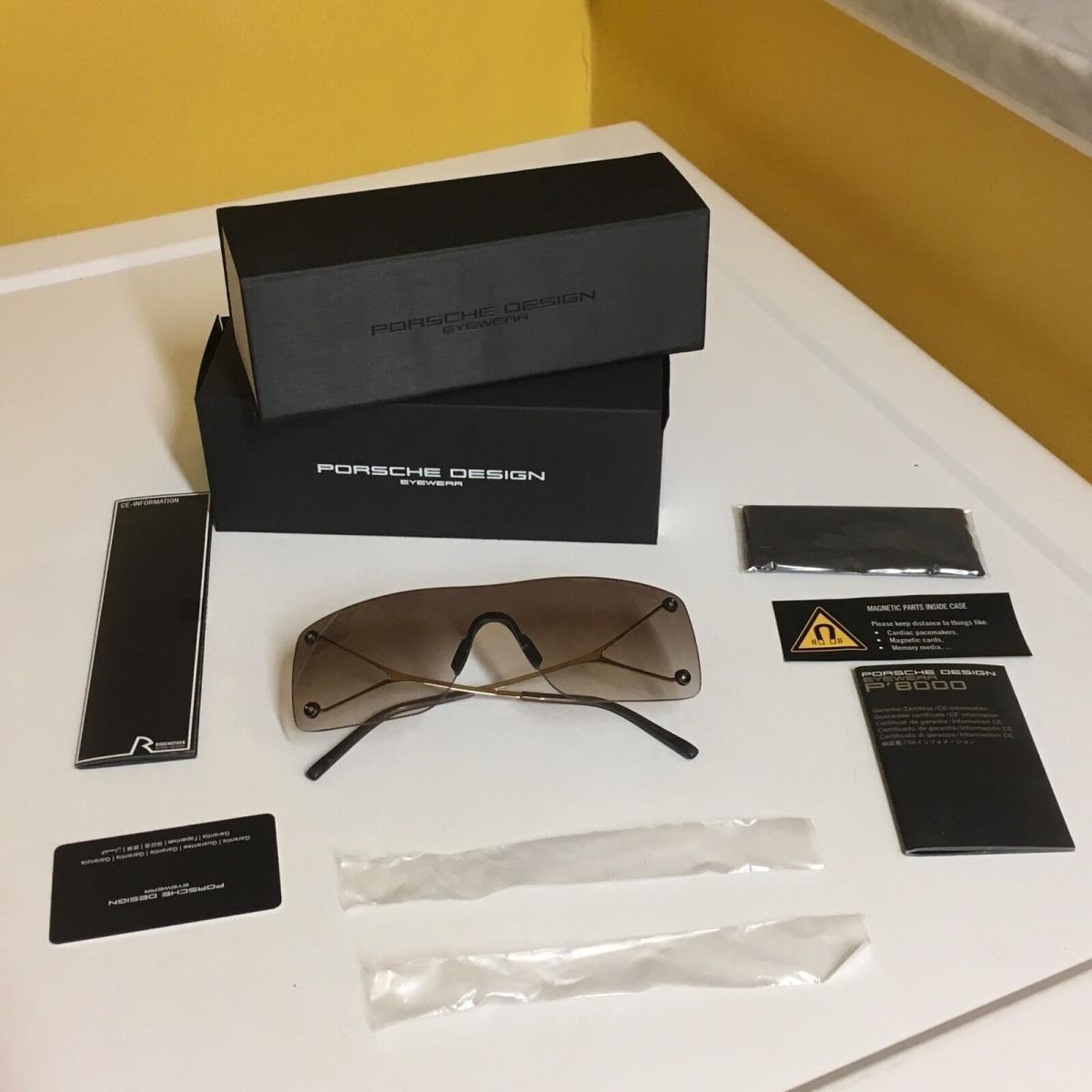 Porsche Design P`8620 B Unisex Moer`s Mirror Grey/gold Sunglasses