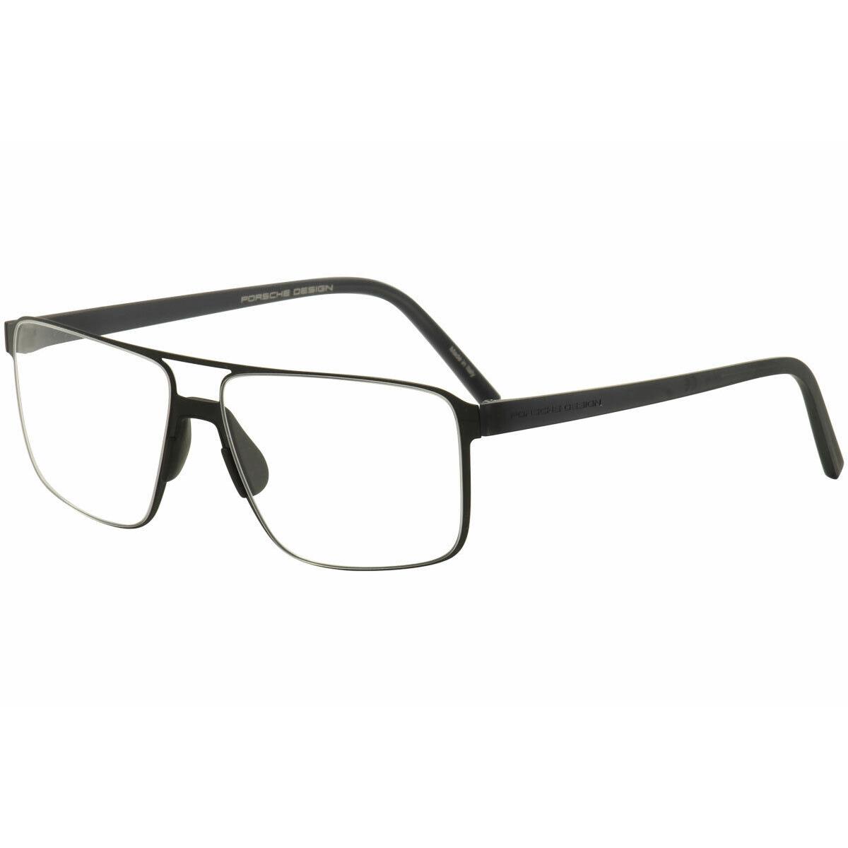 Porsche Design Men`s Eyeglasses P`8307 P8307 A Black Full Rim Optical Frame 56mm