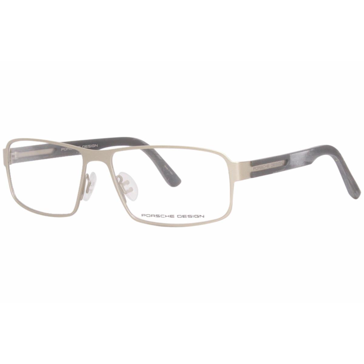 Porsche Design Eyeglasses P`8231 P8231 C Matte Gold Half Rim Optical Frame 58MM