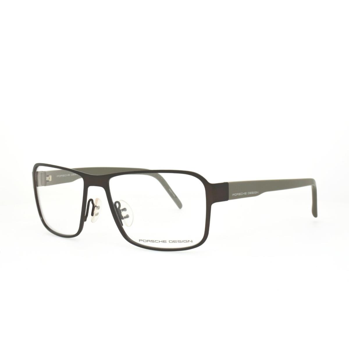 Porsche Design Eyeglasses 8290 B 56-17-140 Chocolate Grey