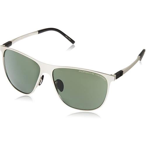 Porsche Design Sunglasses - P`8609-C Silver/green 58-14-140