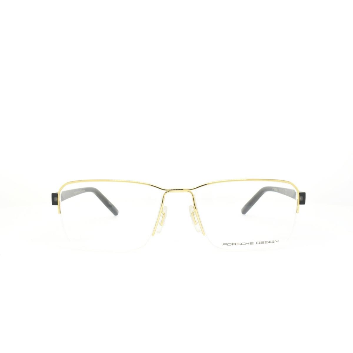 Porsche Design Eyeglasses 8356 C 55-16-140 Gold Grey