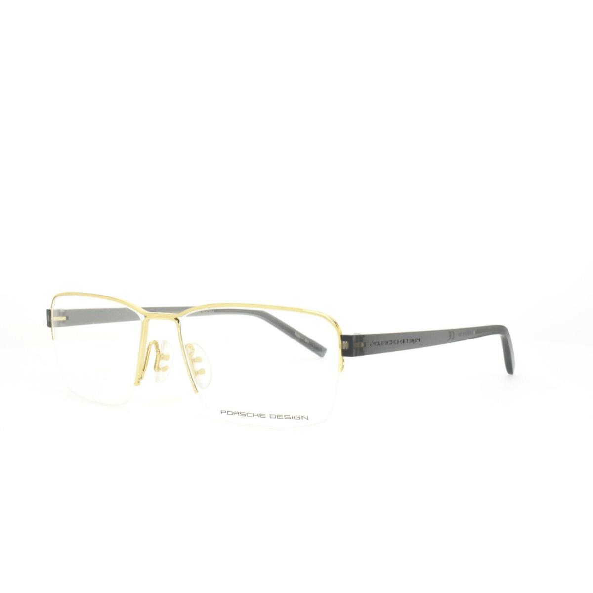 Porsche Design Eyeglasses 8356 C 55-16-140 Gold Grey