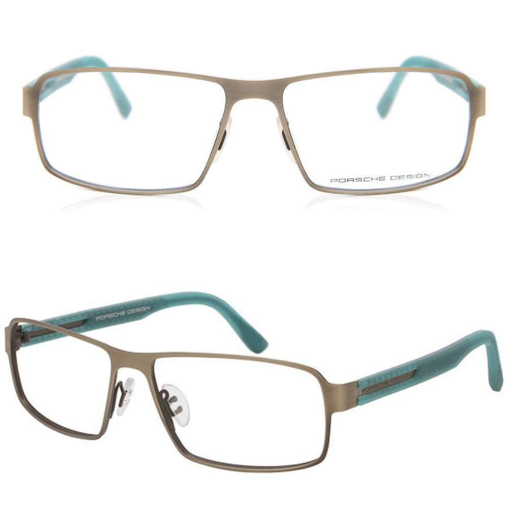 Porsche Design - P`8231-E Silver Light Teal Rx Eyeglasses 58-15-140