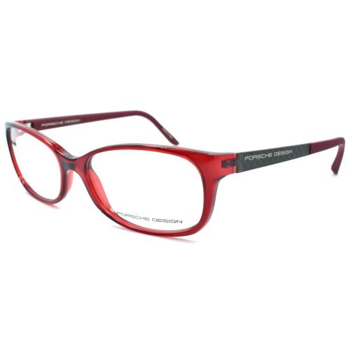 Porsche Design P8247 D Women`s Eyeglasses Frames 55-16-135 Burgundy - Frame: Burgundy