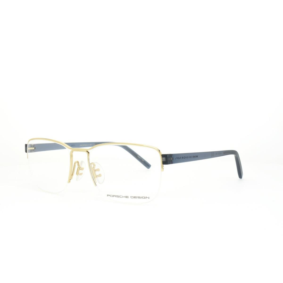 Porsche Design Eyeglasses 8357 C 52-17-140 Gold Blue