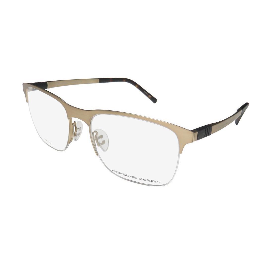 Porsche Design P8322 Eyeglass Frame Gold 54-18-145 B Half-rim Designer Mens