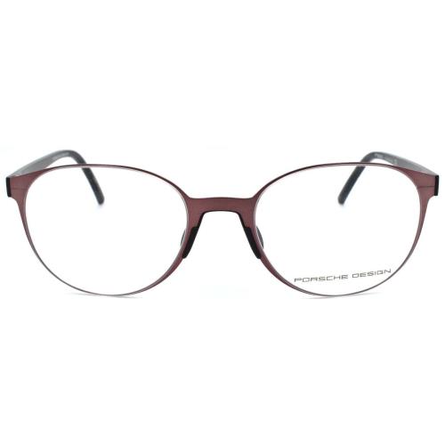 Porsche Design P`8312-F Matte Burgundy Blk Unisex Optical Frame 53-19-145 Italy