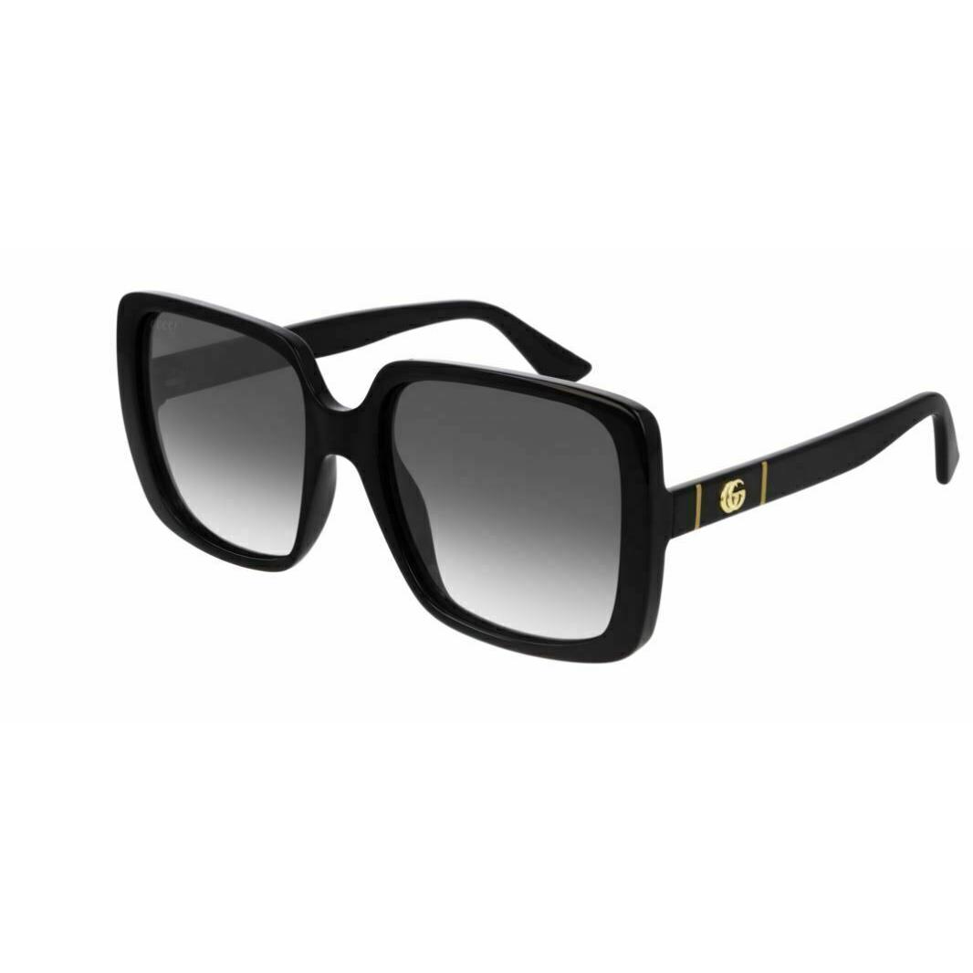 Gucci GG0632S 001 Black/grey Gradient Square Women`s Sunglasses