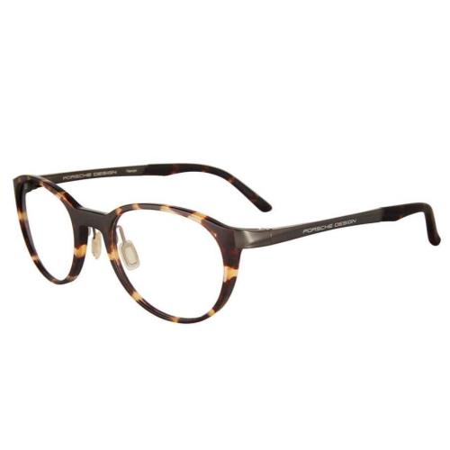 Porsche Design P8342 B Havana Round Unisex Eyeglasses