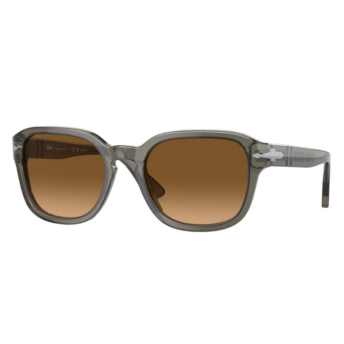 Persol PO 3305S Transparent Grey/brown Shaded Polarized 1103/M2 Sunglasses