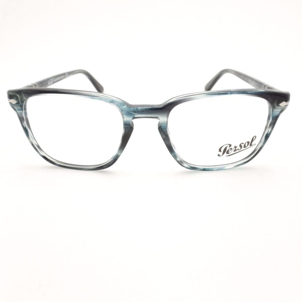 Persol 3117 V 1051 51 Grey Striped Eyeglass Frame