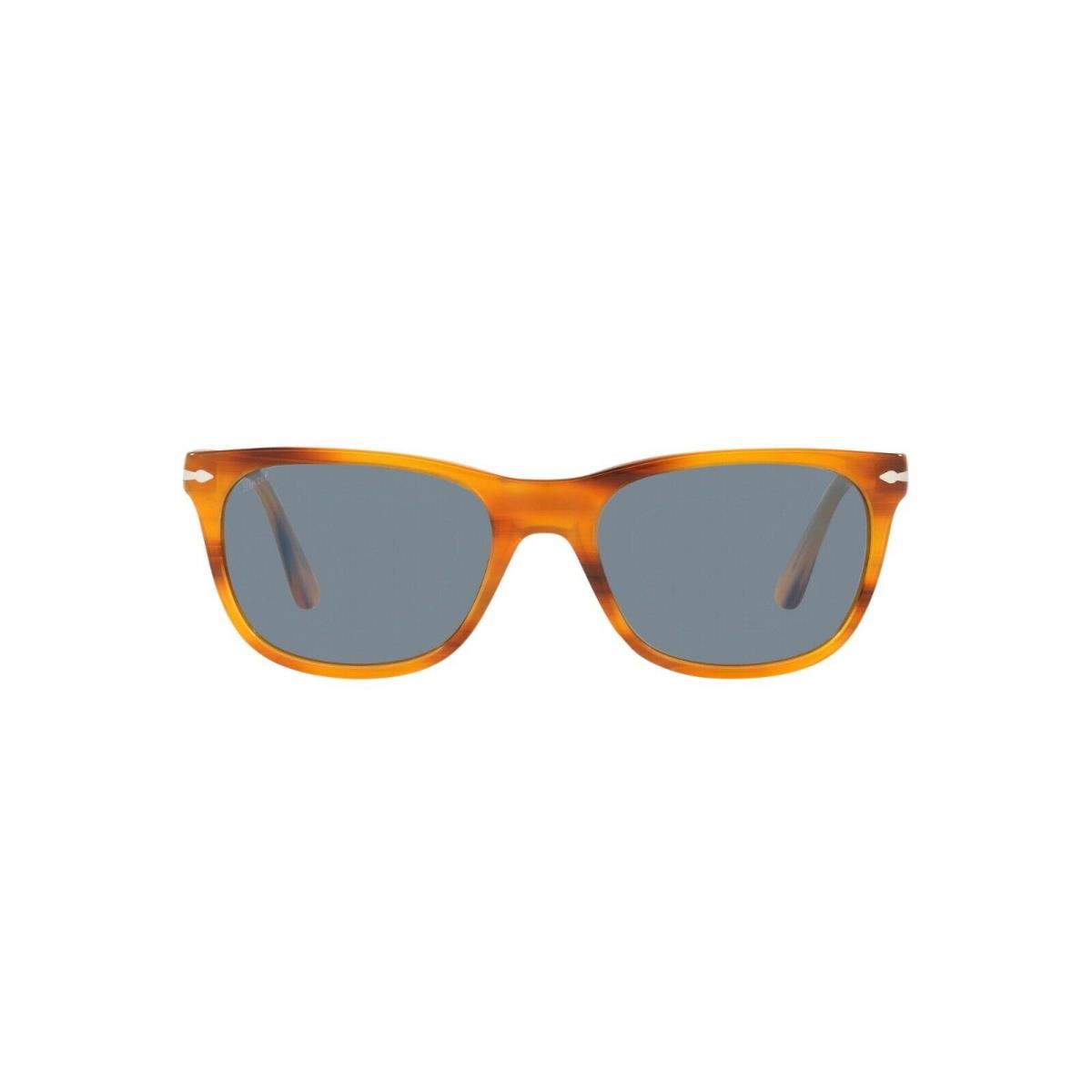 Persol PO 3291S Striped Brown/light Blue 960/56 Sunglasses