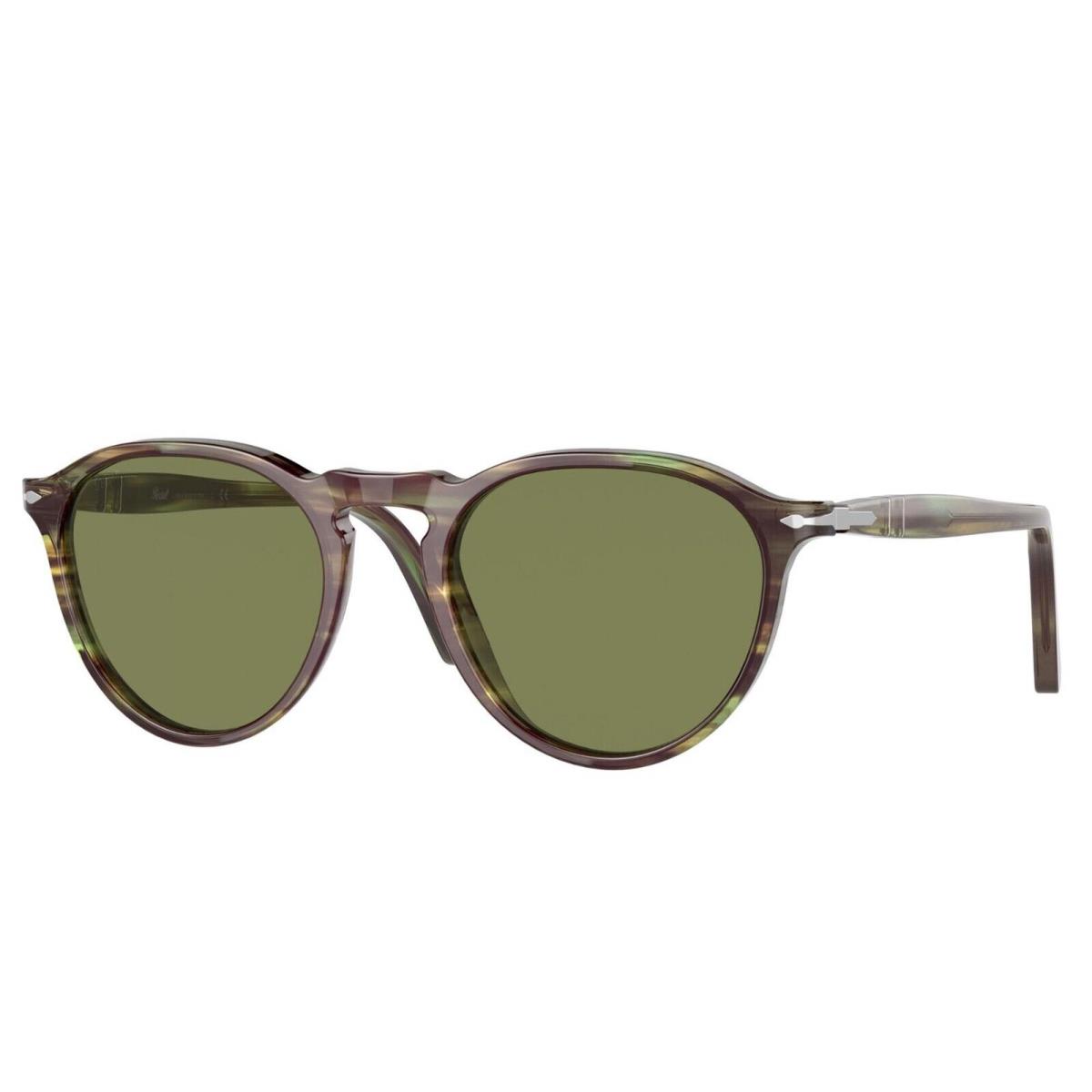 Persol PO 3286S Striped Green/light Green 1156/4E Sunglasses