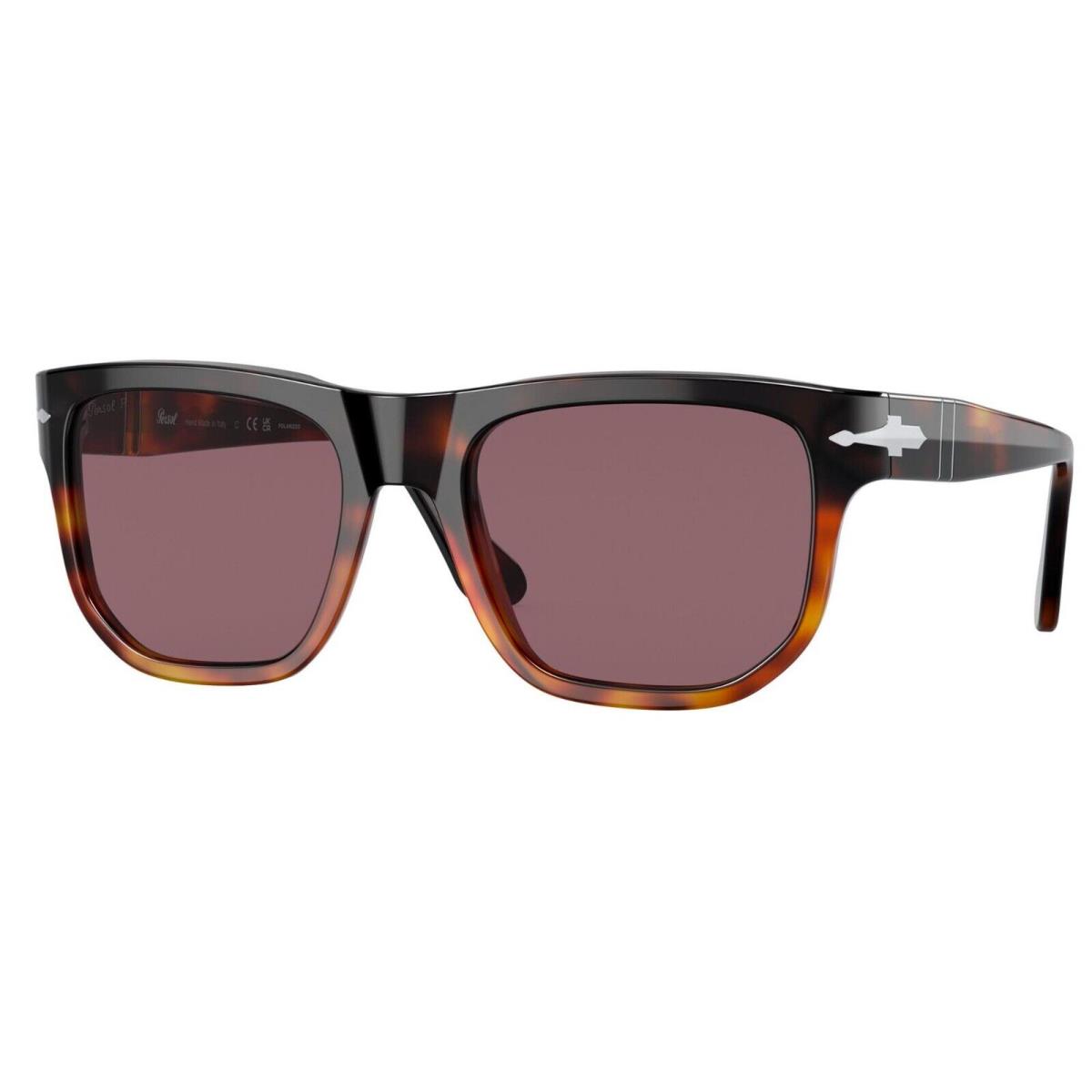 Persol PO 3306S Brown Shaded Tortoise/violet Polarized 1160/AF Sunglasses