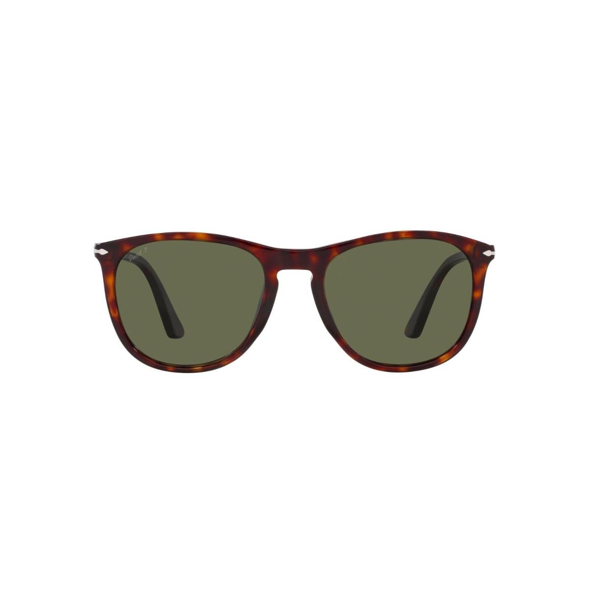 Persol PO 3314S Dark Havana/green Polarized 24/58 Sunglasses